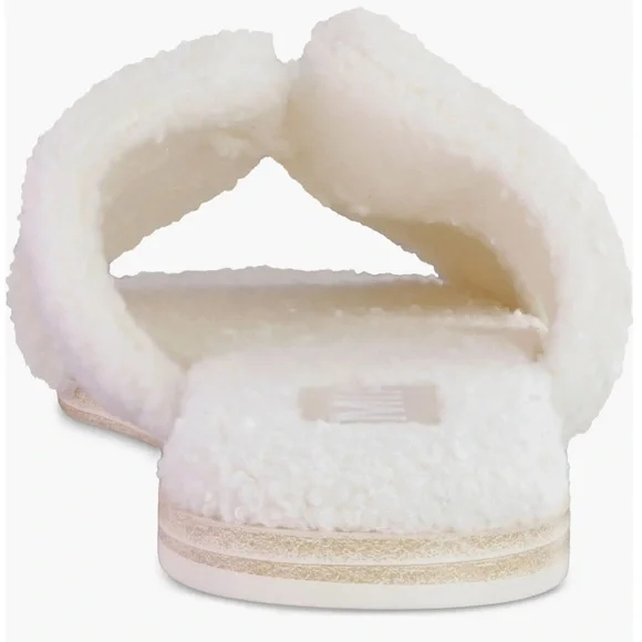 MIA Cosette Faux Shearling Sandal. Ladies Size 8 - Picture 2 of 11